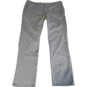 Weatherproof Vintage Men's Tech Pants Straight Fit 40 X 34 Gray Hiking